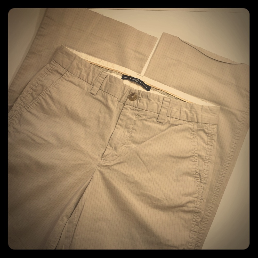 GAP 6 stretch Chinos w pinstripe
